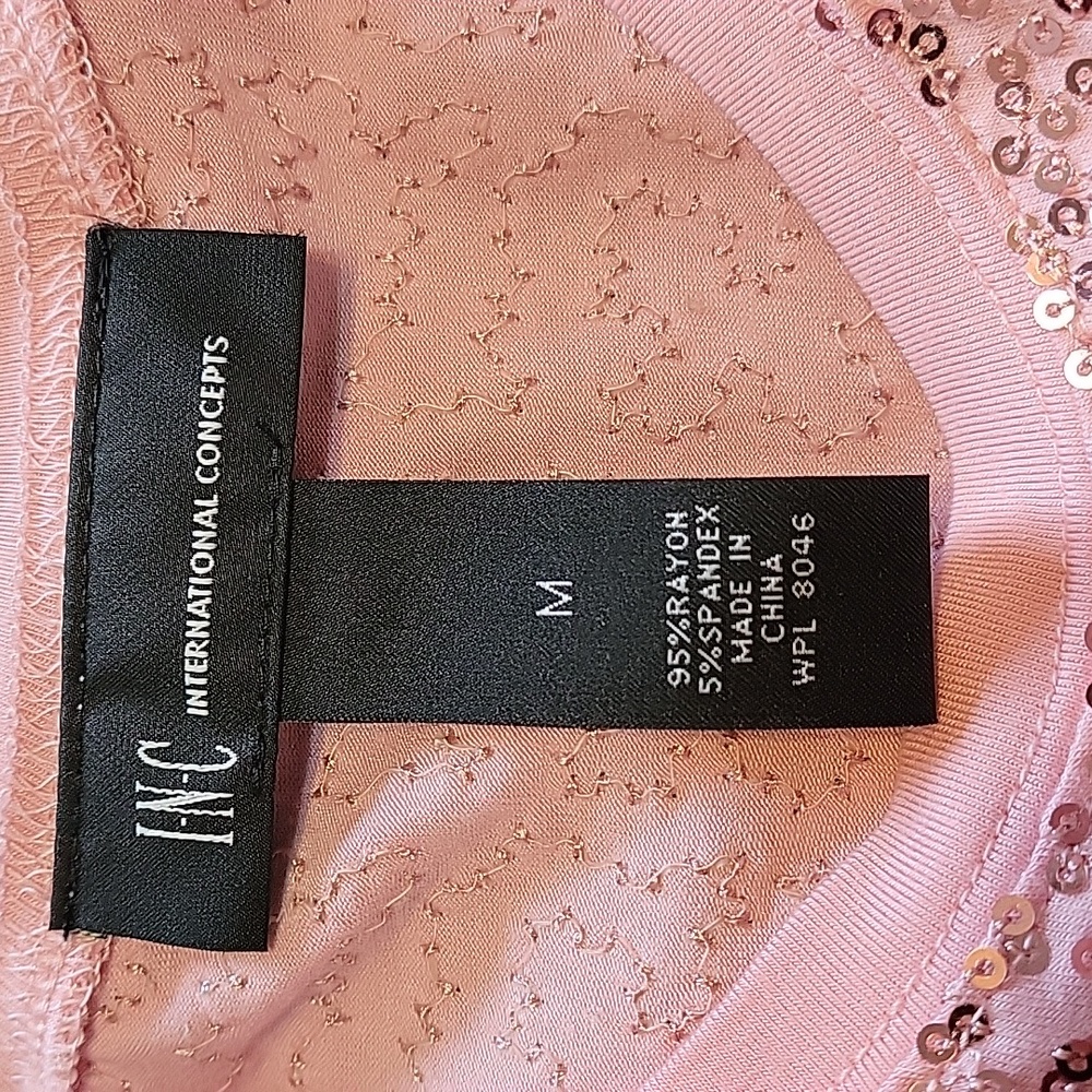 Pink sequin top - Picture 3 of 5